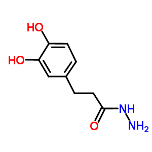 3-(3,4-二羟基苯基)丙酰肼结构式_401642-48-6结构式