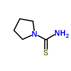 吡咯烷-1-硫代甲酰胺结构式_40398-36-5结构式