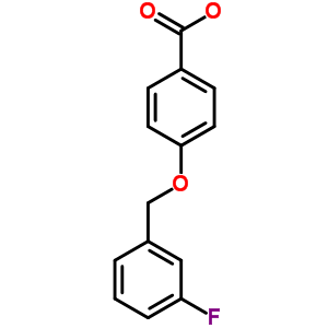 4-[(3-氟苄基)氧基]苯甲酸结构式_405-85-6结构式