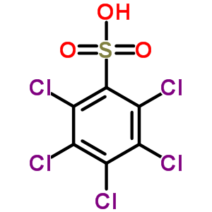 2,3,4,5,6-五氯苯磺酸结构式_40707-29-7结构式
