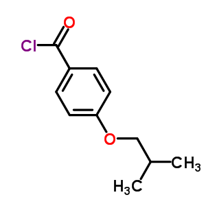 4-异丁氧基苯甲酰氯结构式_40782-45-4结构式