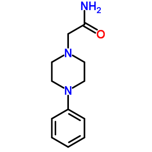 2-(4-苯基哌嗪-1-基)乙酰胺结构式_40798-95-6结构式