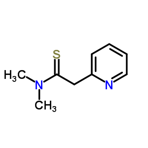 N,N-二甲基-2-吡啶乙烷硫代酰胺结构式_40808-67-1结构式