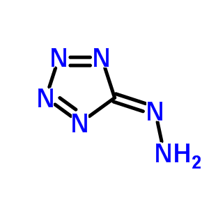 5-肼基-1H-四唑盐酸盐结构式_40925-73-3结构式