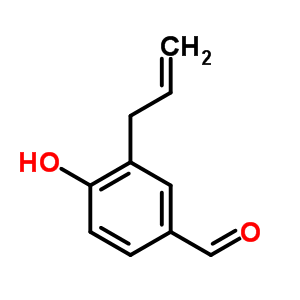 3-烯丙基-4-羟基苯甲醛结构式_41052-88-4结构式