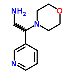 2-吗啉-4-基-2-吡啶-3-乙胺结构式_410544-52-4结构式