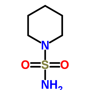 1-哌啶磺酰胺结构式_4108-90-1结构式
