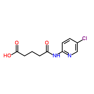 4-(5-氯-吡啶-2-基氨基甲酰)-丁酸结构式_4121-54-4结构式