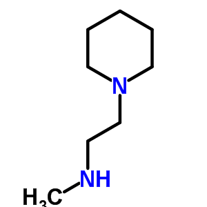 甲基-(2-哌啶-1-乙基)-胺结构式_41239-39-8结构式