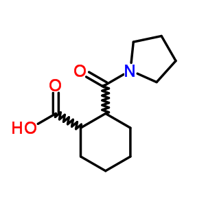 2-(1-吡咯烷基羰基)环己烷羧酸结构式_414872-66-5结构式