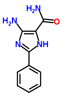 5-氨基-2-苯基-1H-咪唑-4-羧酰胺结构式_41631-74-7结构式