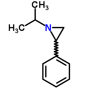 (9ci)-1-(1-甲基乙基)-2-苯基-氮丙啶结构式_4164-23-2结构式