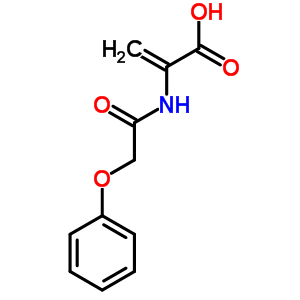 2-[(2-苯氧基乙酰基)氨基]-2-丙烯酸结构式_41847-91-0结构式