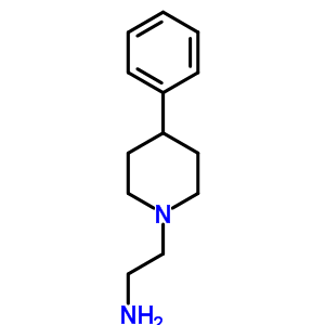 2-(4-苯基哌啶-1-基)乙胺结构式_41914-43-6结构式