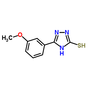 5-(3-甲氧基苯基)-2,4-二氢-3H-1,2,4-噻唑-3-硫酮结构式_419540-45-7结构式