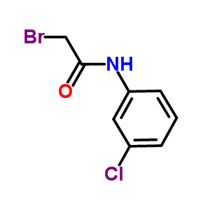 2-溴-n-(3-氯苯基)乙酰胺结构式_41964-65-2结构式
