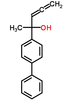 2-(4-苯基苯基)-3,4-戊二烯-2-醇结构式_42036-31-7结构式