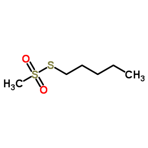 甲烷硫代磺酸戊酯结构式_4212-64-0结构式