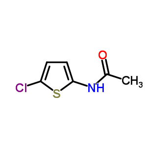 2-乙酰氨基-5-氯噻吩结构式_42152-55-6结构式