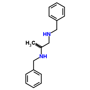 n1,n2-双(苯基甲基)-1,2-丙二胺结构式_42164-56-7结构式