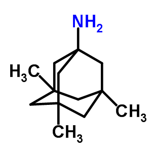 (3,5,7-三甲基-1-金刚烷)胺盐酸盐结构式_42194-25-2结构式