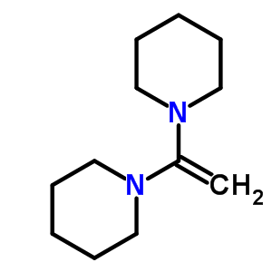 1-[1-(1-哌啶)乙烯]哌啶结构式_42259-31-4结构式