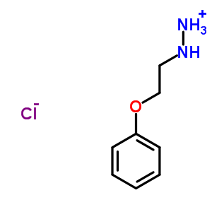 1-(2-苯氧基乙基)肼结构式_4230-21-1结构式