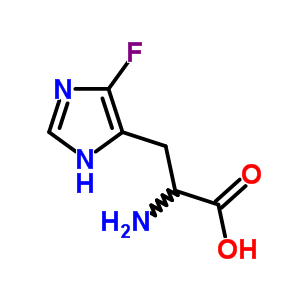 2-氨基-3-(5-氟-3H-咪唑-4-基)丙酸结构式_42310-02-1结构式
