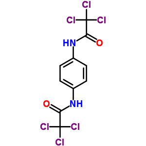 N,N-p-亚苯基双(2,2,2-三氯-乙酰胺结构式_4257-74-3结构式