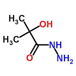 2-羟基-2-甲基丙酰肼结构式_42596-46-3结构式