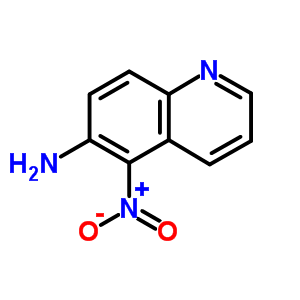 6-氨基-5-硝基喹啉结构式_42606-37-1结构式