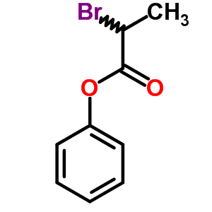 2-溴丙酸苯酯结构式_42710-26-9结构式
