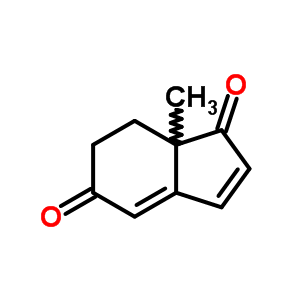 7A-甲基-6,7-二氢茚-1,5-二酮结构式_42829-80-1结构式