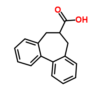 6,7-Dihydro-5h-dibenzo[a,c]cycloheptene-6-carboxylic acid Structure,42842-95-5Structure