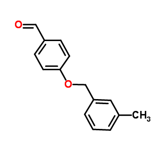 4-[(3-甲基苄基)氧基]苯甲醛结构式_428470-82-0结构式