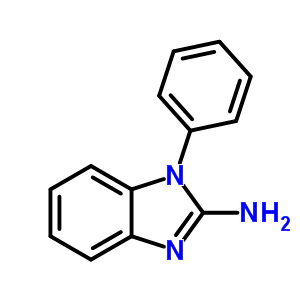 1-苯基-1H-苯并咪唑-2-胺结构式_43023-11-6结构式