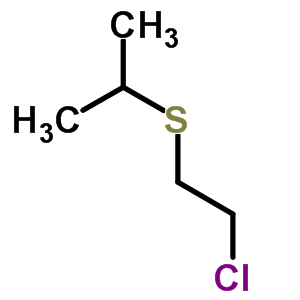 2-[(2-氯乙基)硫代]丙烷结构式_4303-41-7结构式