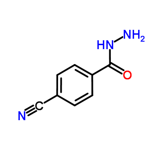 4-氰基苯肼结构式_43038-36-4结构式