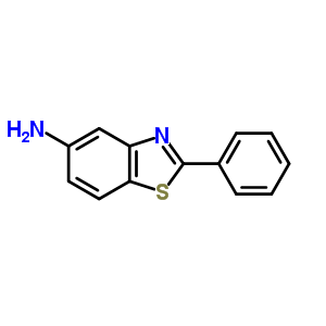 5-氨基-2-苯基苯并噻唑结构式_43087-91-8结构式