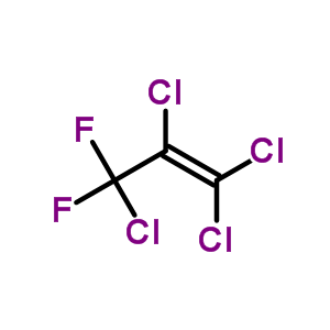 3,3-二氟-1,1,2,3-四氯丙烯结构式_431-50-5结构式