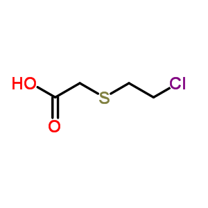 2-[(2-氯乙基)硫代]-乙酸结构式_4332-50-7结构式