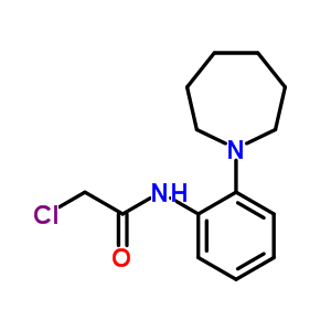N-(2-氮杂环庚烷-1-基-苯基)-2-氯-乙酰胺结构式_436087-22-8结构式