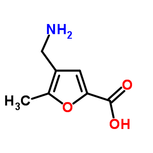 4-氨基甲基-5-甲基-2-糠酸结构式_436088-95-8结构式