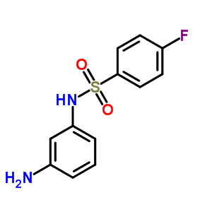 N-(3-氨基-苯基)-4-氟-苯磺酰胺结构式_436089-66-6结构式