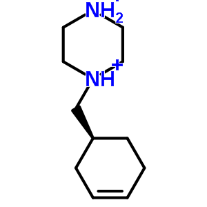 1-环己烯-3-甲基-哌嗪三氟乙酸酯结构式_436099-82-0结构式