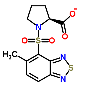 1-(5-Methyl-benzo[1,2,5]thiadiazole-4-sulfonyl)-pyrrolidine-2-carboxylic acid Structure,436811-15-3Structure