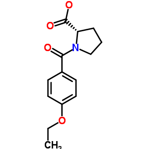 1-(4-乙氧基-苯甲酰基)-吡咯烷-2-羧酸结构式_436811-16-4结构式