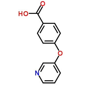 4-(吡啶-3-基氧基)苯甲酸结构式_437383-99-8结构式