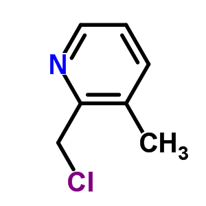 2-(氯甲基)-3-甲基吡啶结构式_4377-43-9结构式