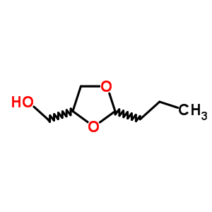1,3-Dioxolane-4-methanol, 2-propyl- Structure,4379-23-1Structure